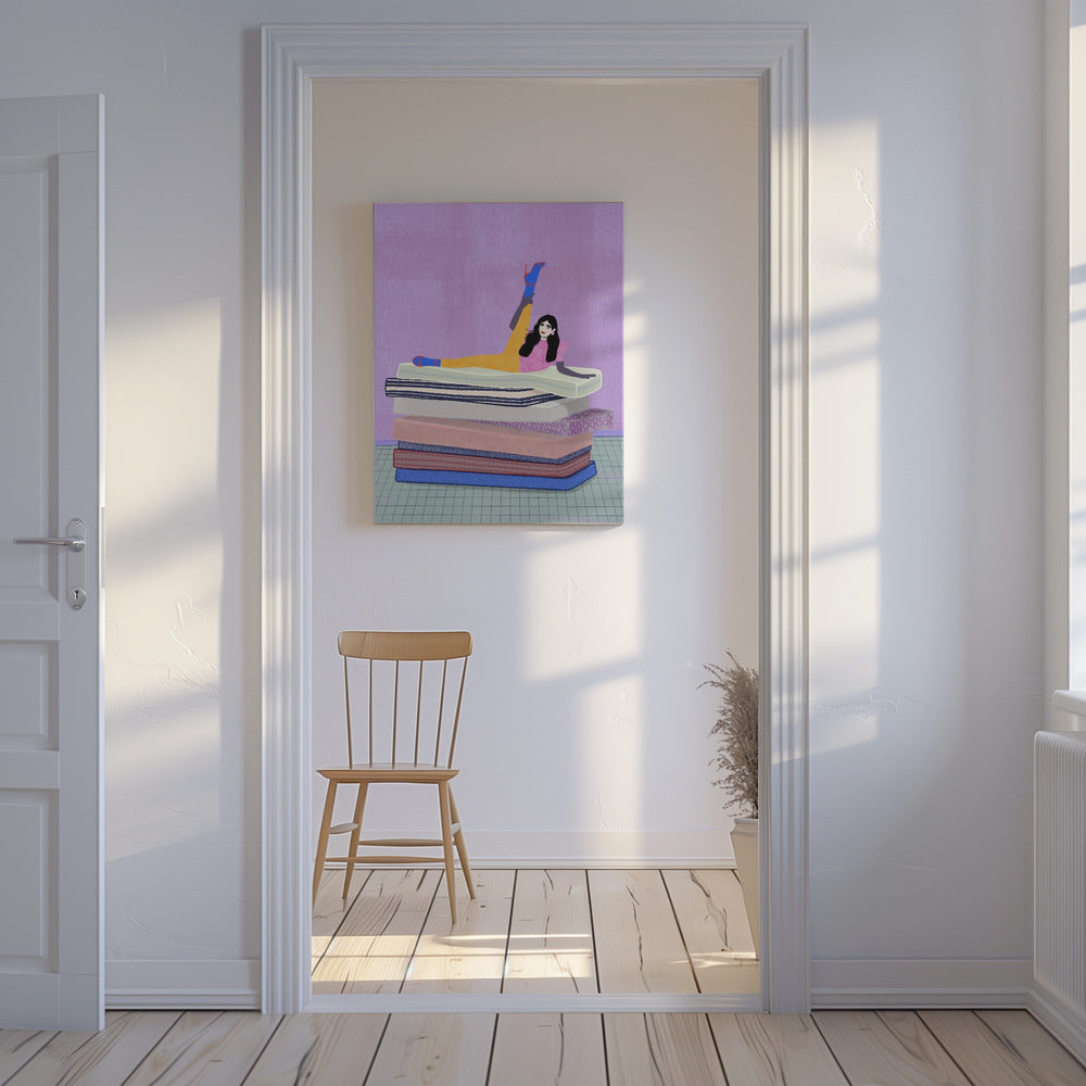 Raise your leg up to your head | Canvas