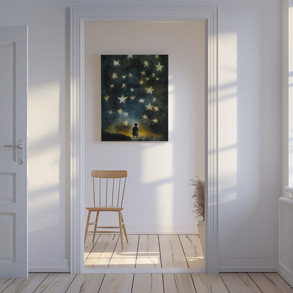 Schau zu den Sternen | Leinwand-Bilder