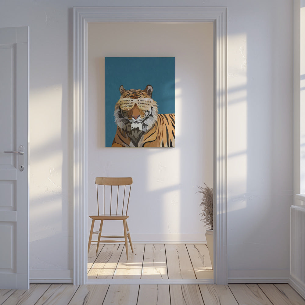 Hip-Hop-Tiger | Leinwand-Bilder
