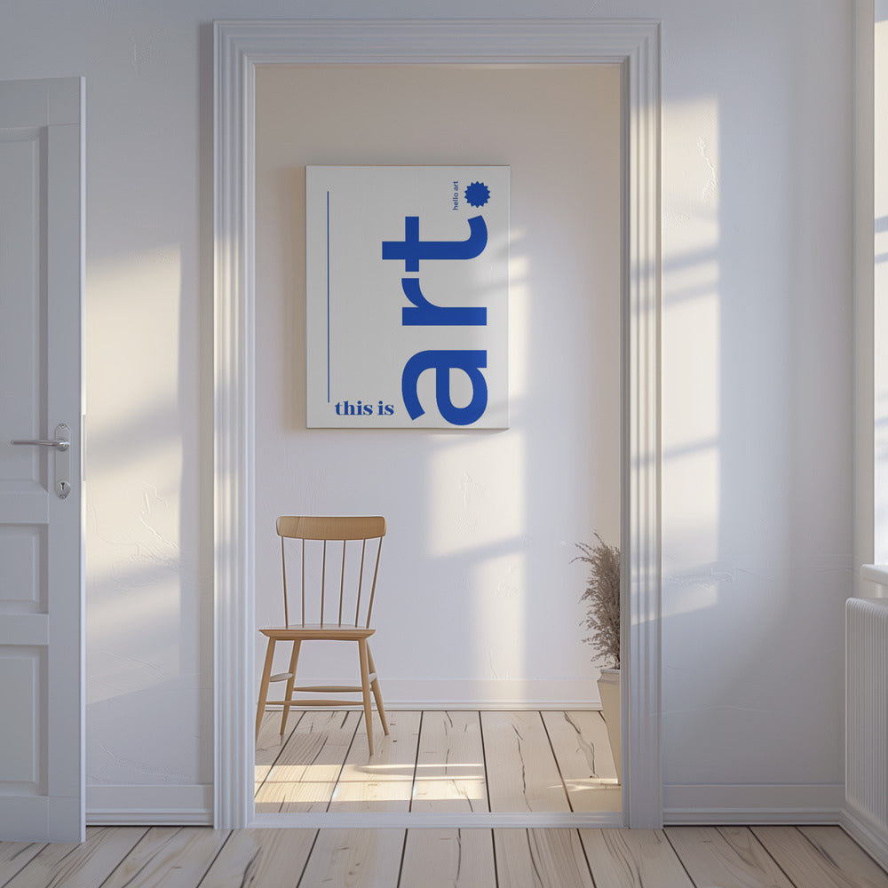Witaj, śmiała typografia | Wydruki na łótnie