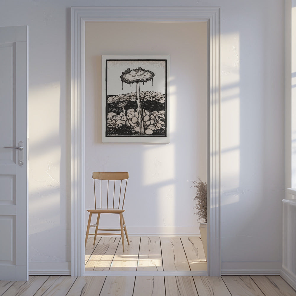 Dripping Mushroom 1916 | Canvas