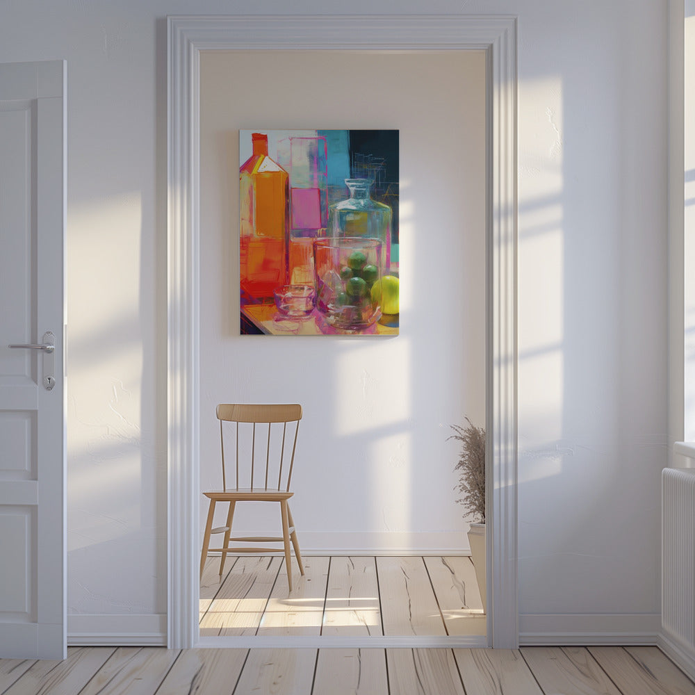 Neonstilleben nr 2 | Canvas