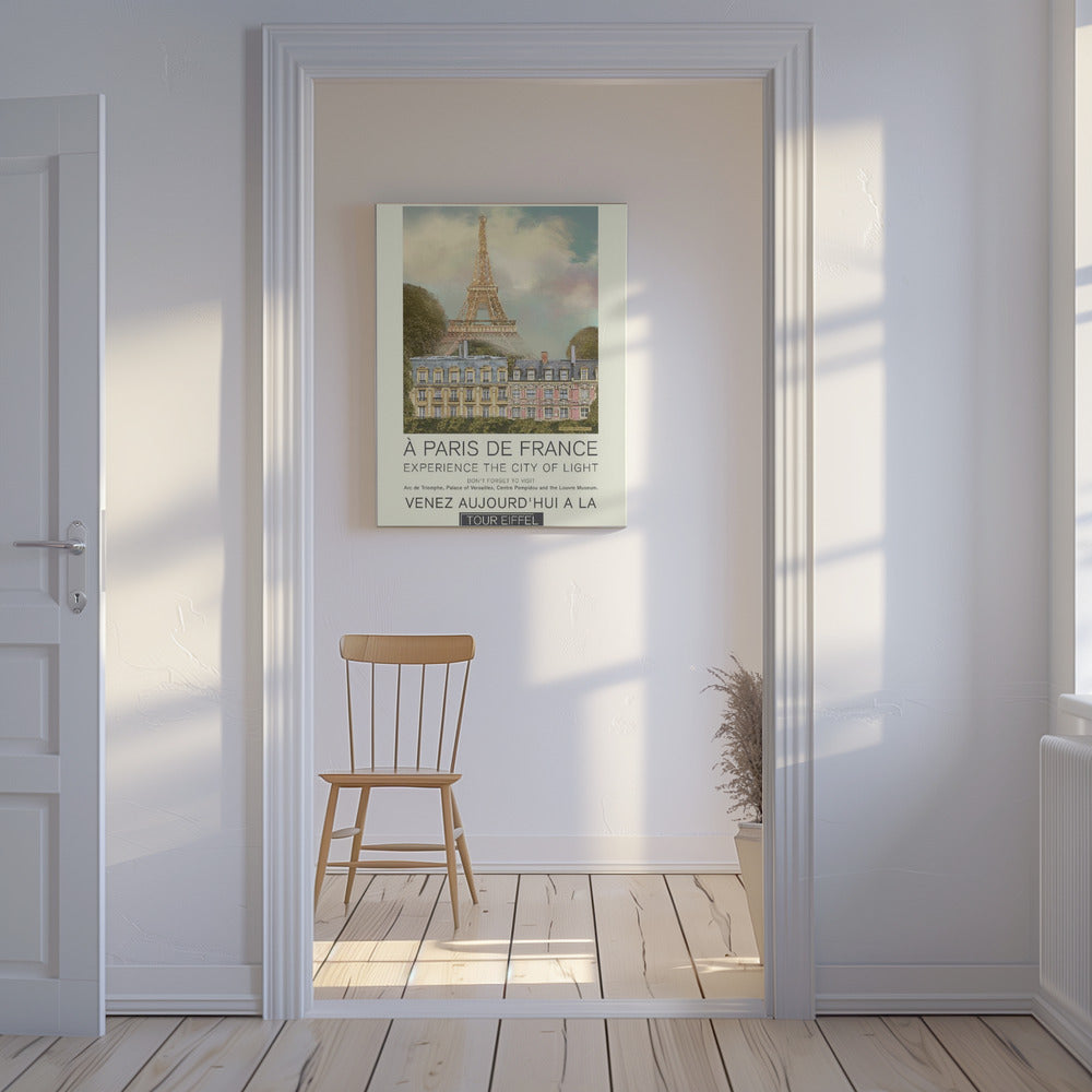 Paris retro print | Canvas