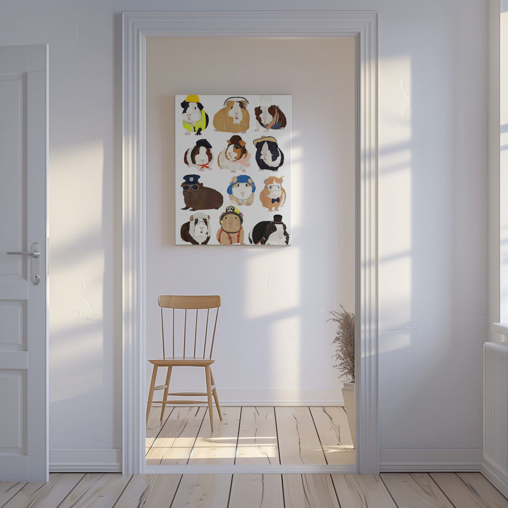 Guinea Pig Working Hr | Canvas