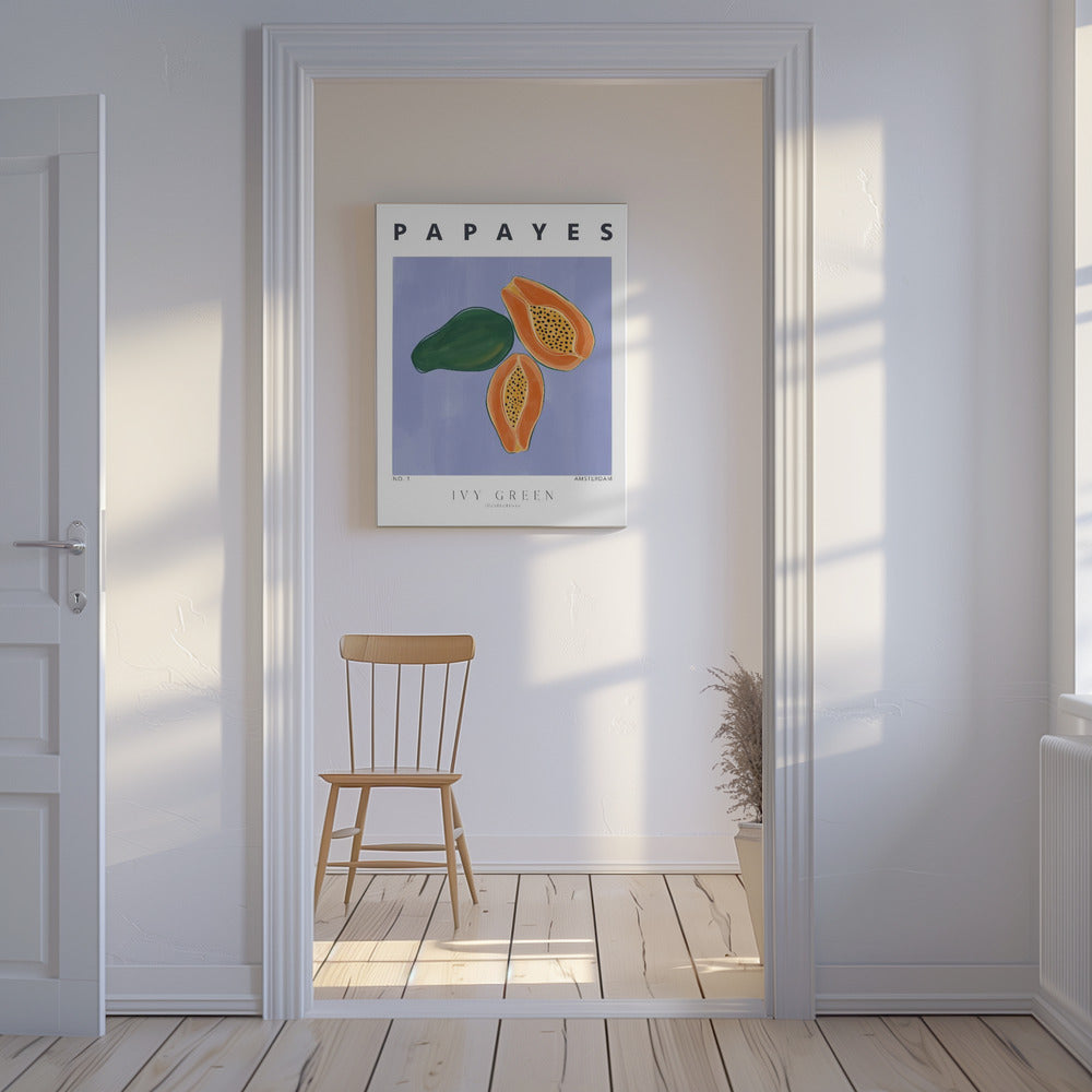 Papayas | Leinwand-Bilder