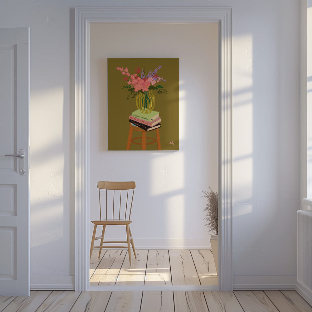Blomstervase | Lærredsbilleder