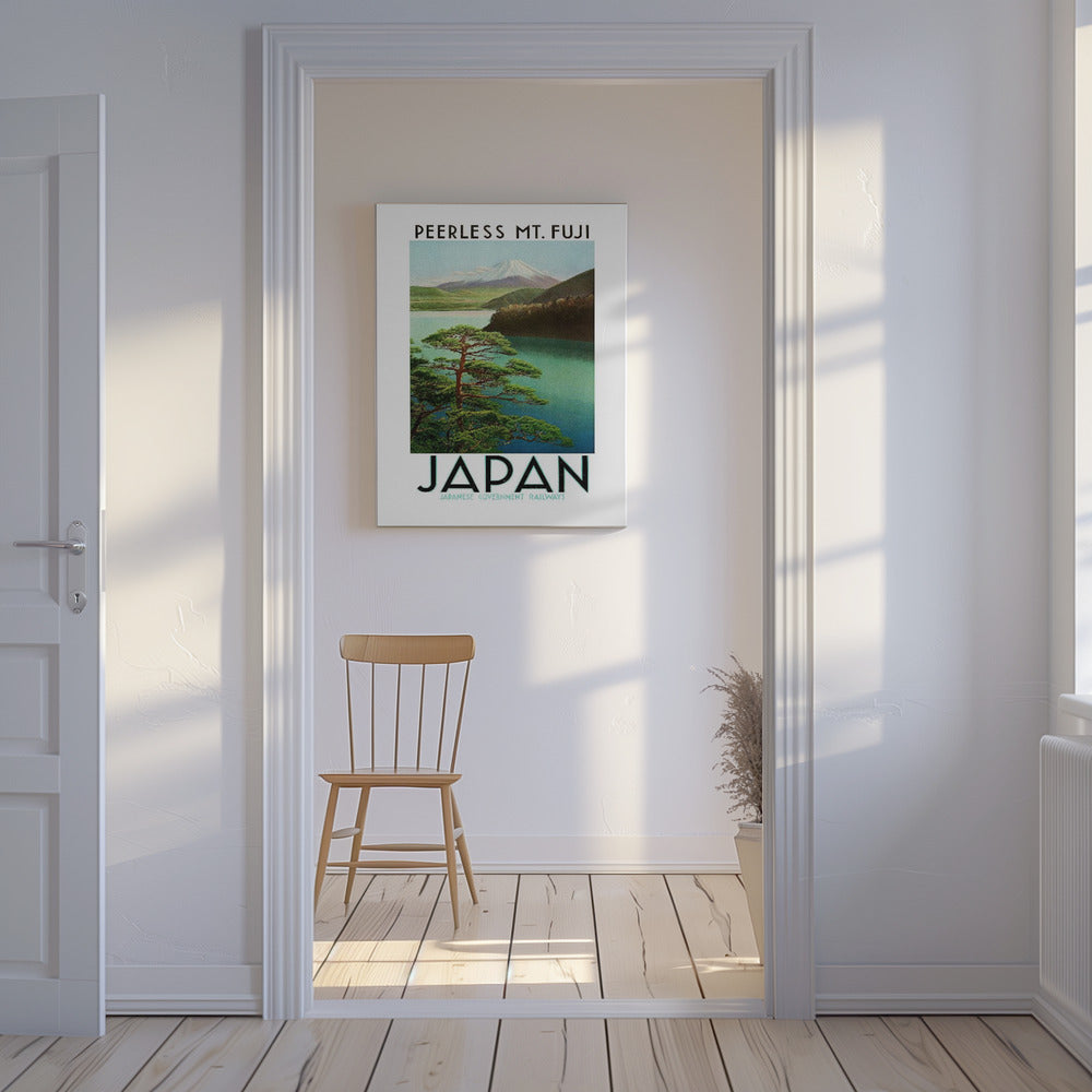 1930s Japan Travel Poster Japanese Government Railways | Canvas