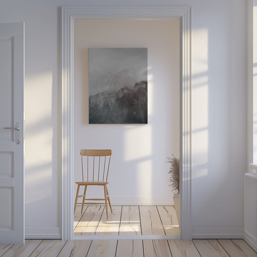 Misty Karakoram mountains | Canvas