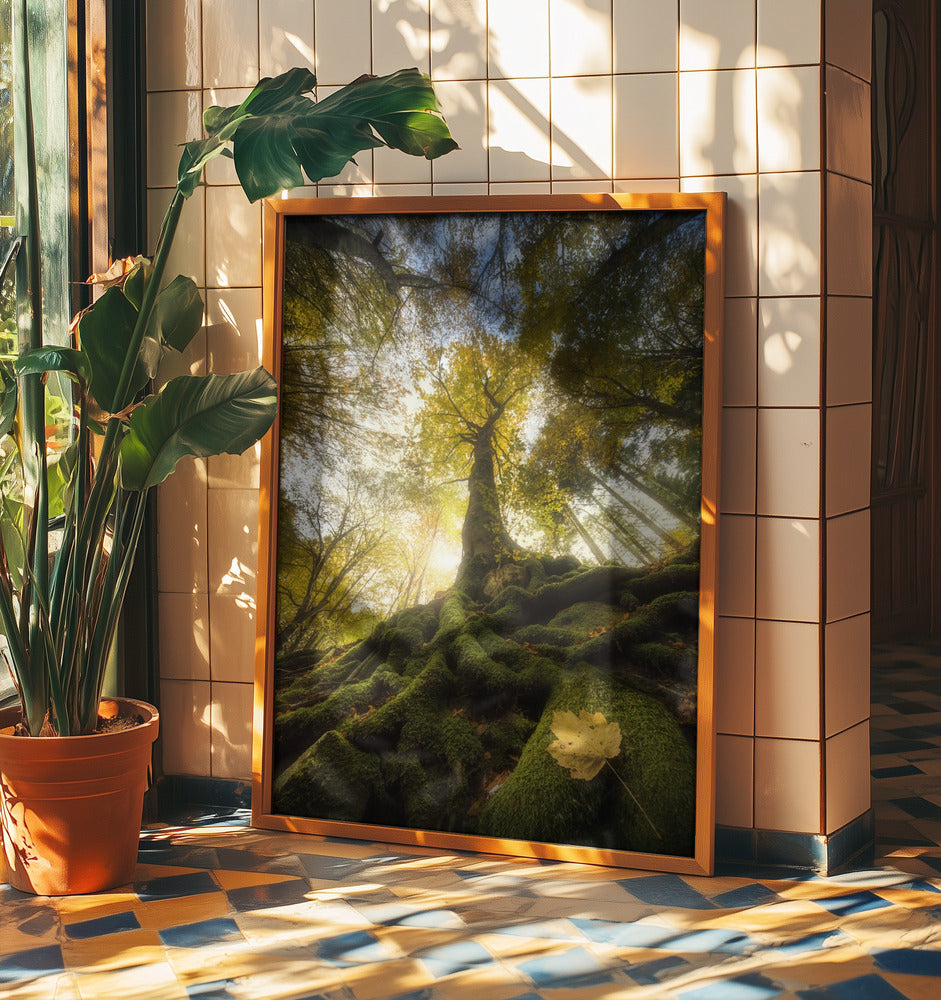 The goodbye of a leaf | Poster