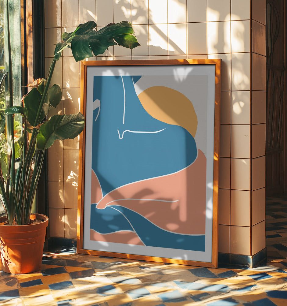 Blue Shoulder | Poster