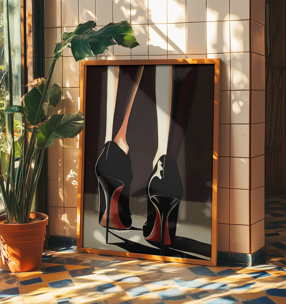 Schlanke Stiletto-Strebe | Poster