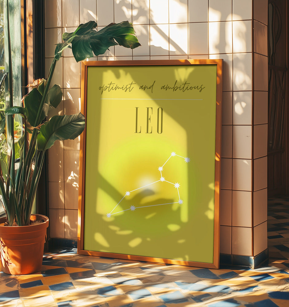 Leo Zodiac Print Art | Poster