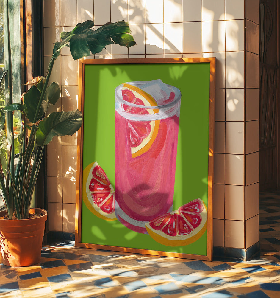 Grapefruit Paloma Pistachio | Poster