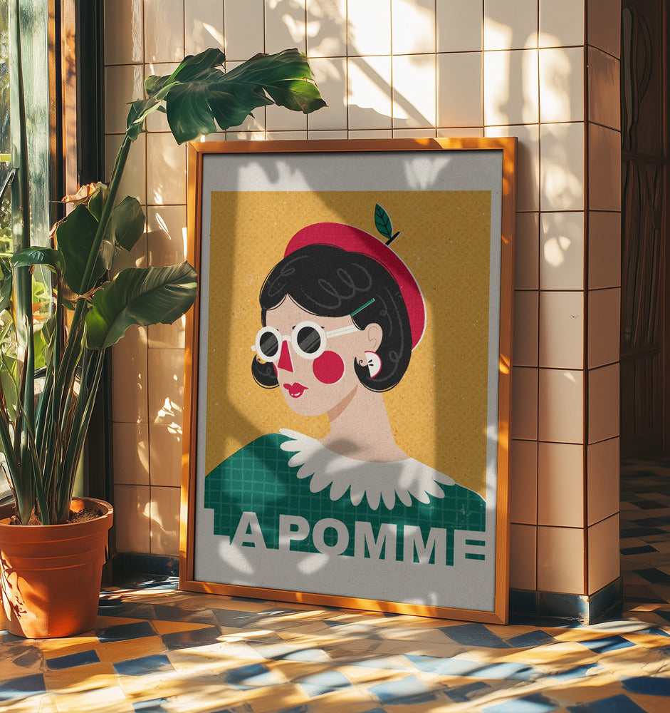 La Pomme French Fashion Portrait | Poster