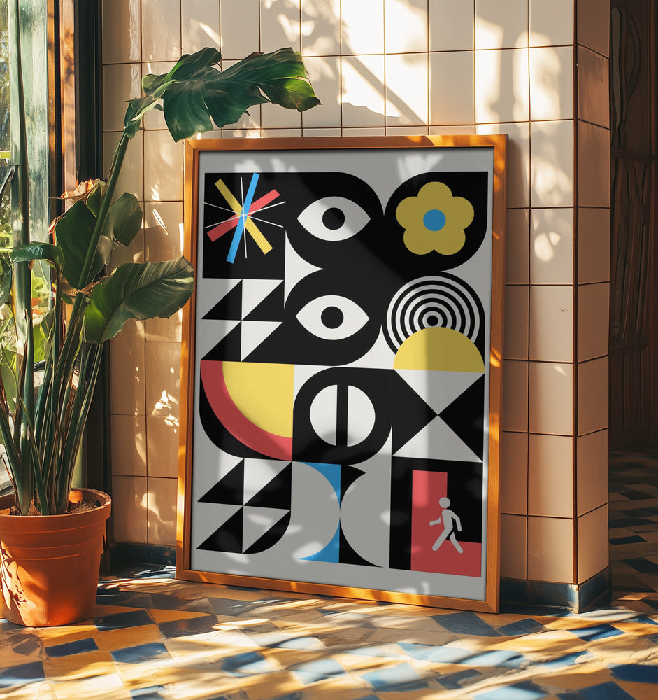 Maximalistisches geometrisches surreales Design | Poster