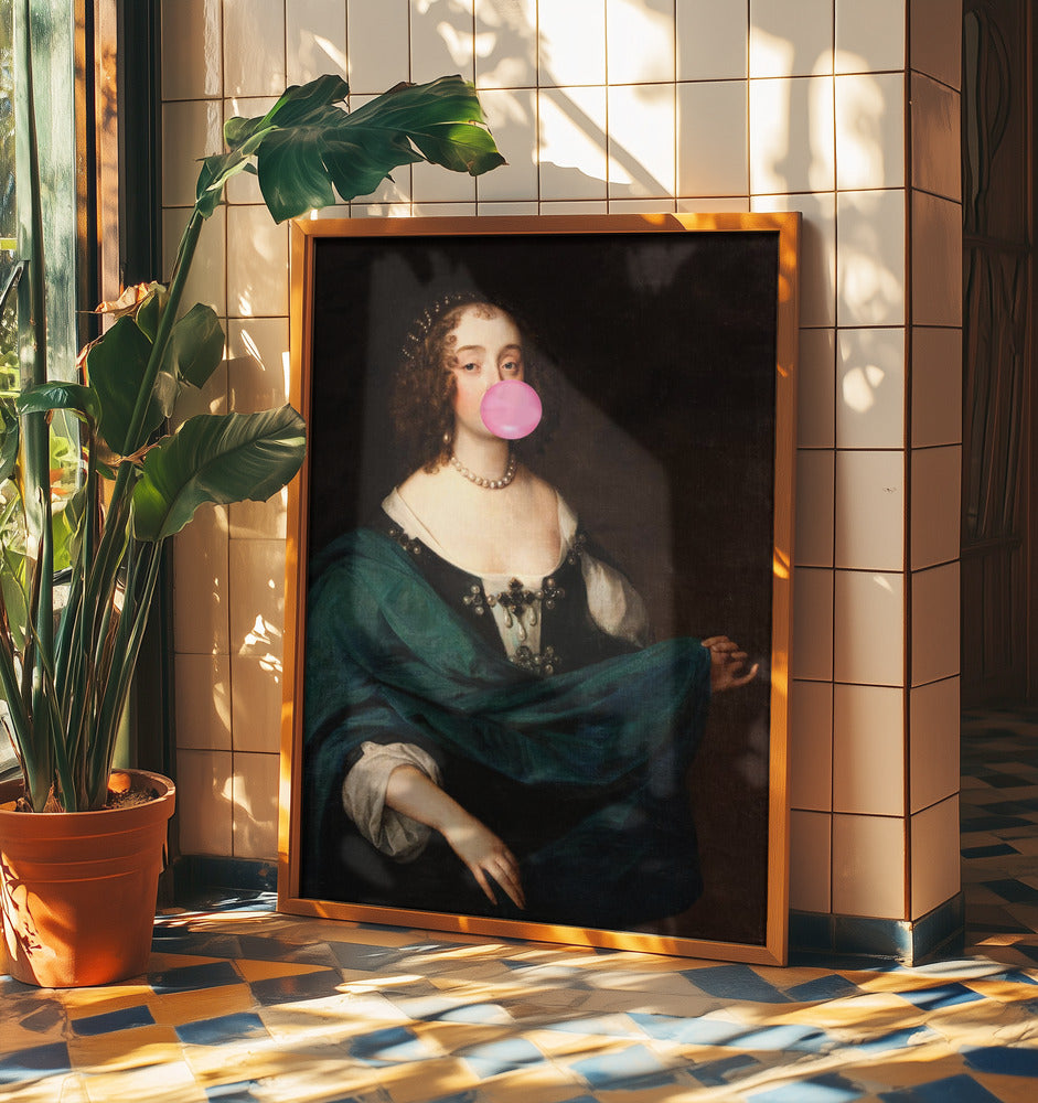 Renaissance Bubble Gum / Altered Art | Poster