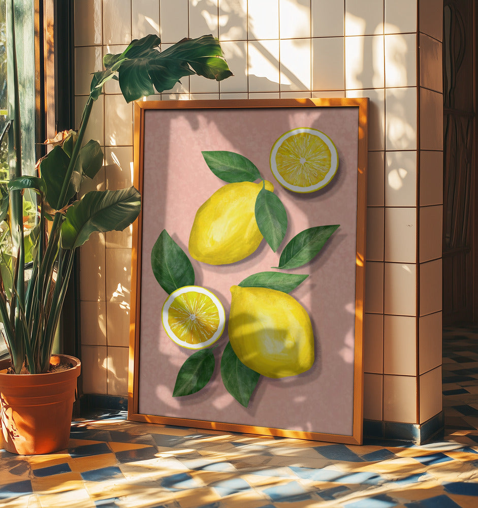 Citroner | Plakater - Kunsttryk