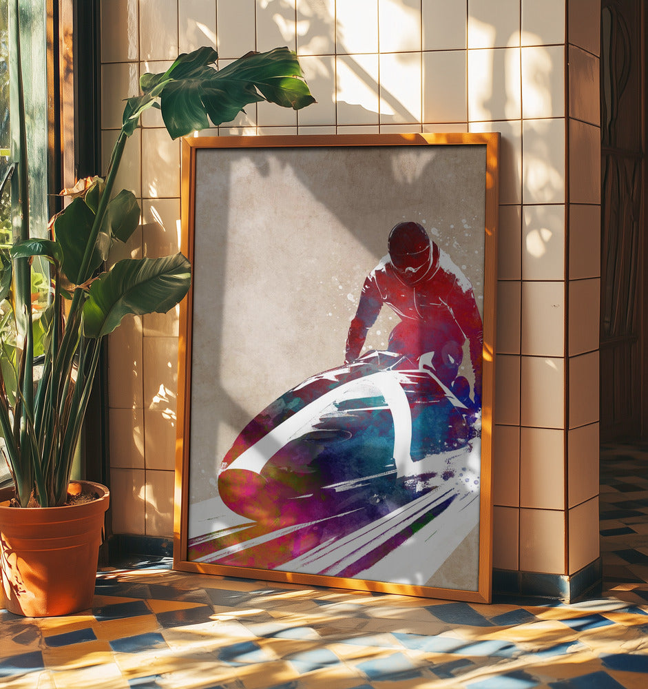 Sport Bobsleigh Art (1) | Poster