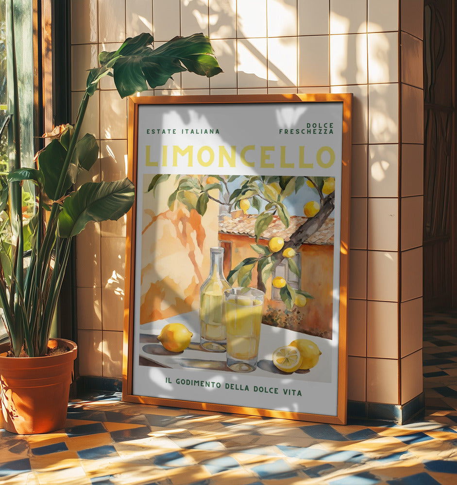Limoncello, Aquarell, Fresh | Poster