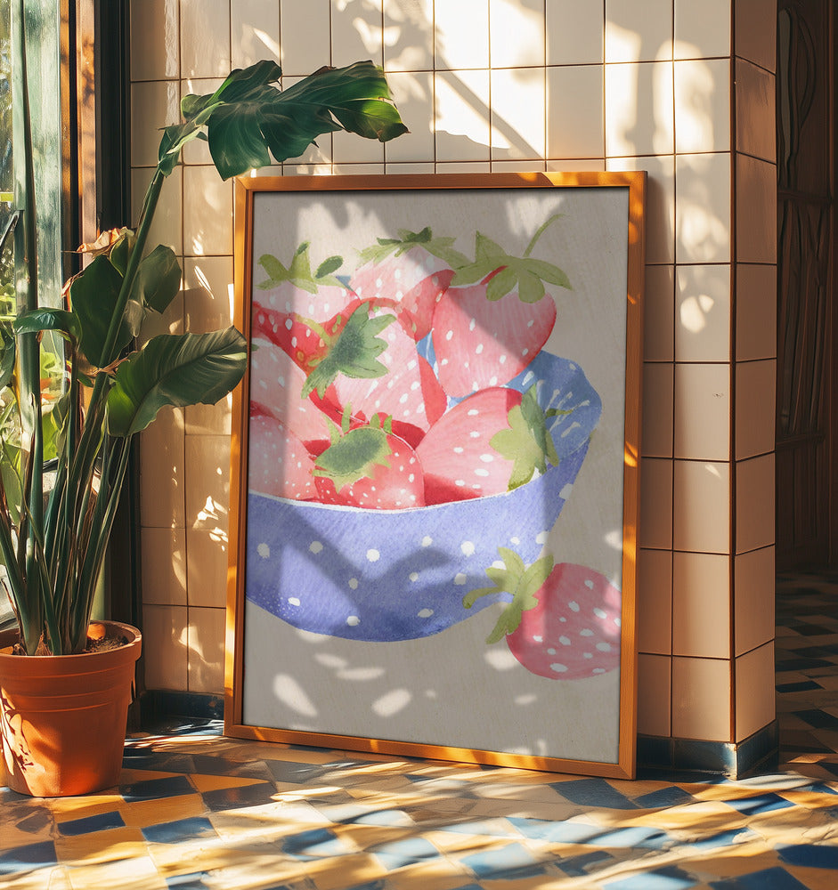 Erdbeeren in Schale | Poster