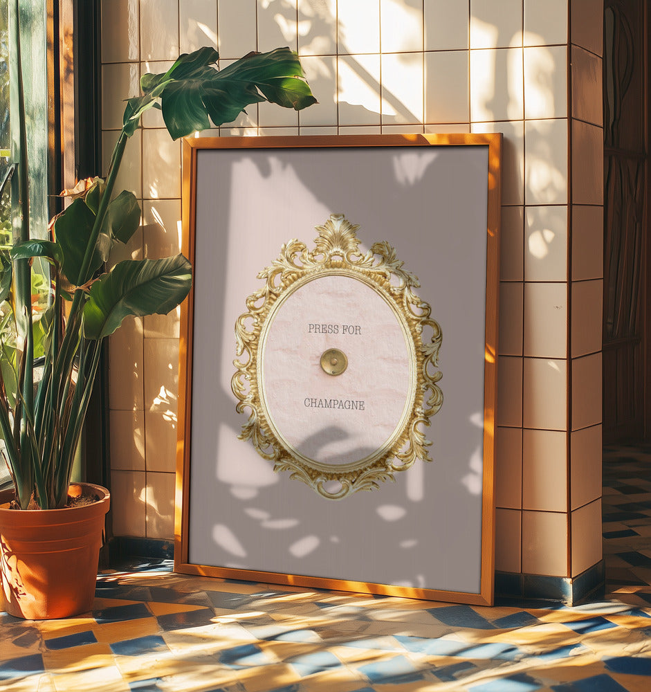 Pressforchampagnepink | Poster