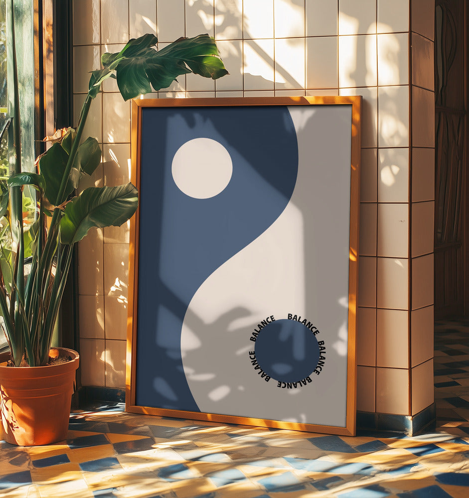 Balance Blue | Poster