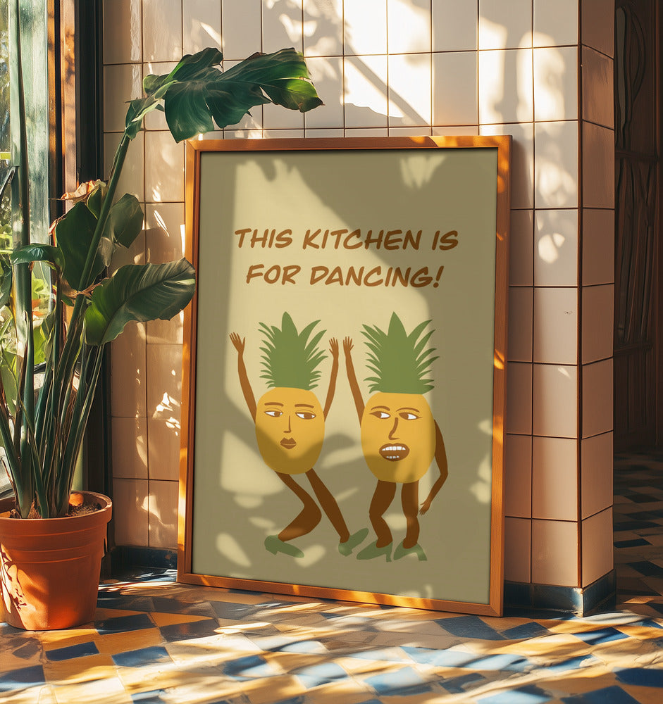 Dancing pineapples | Poster