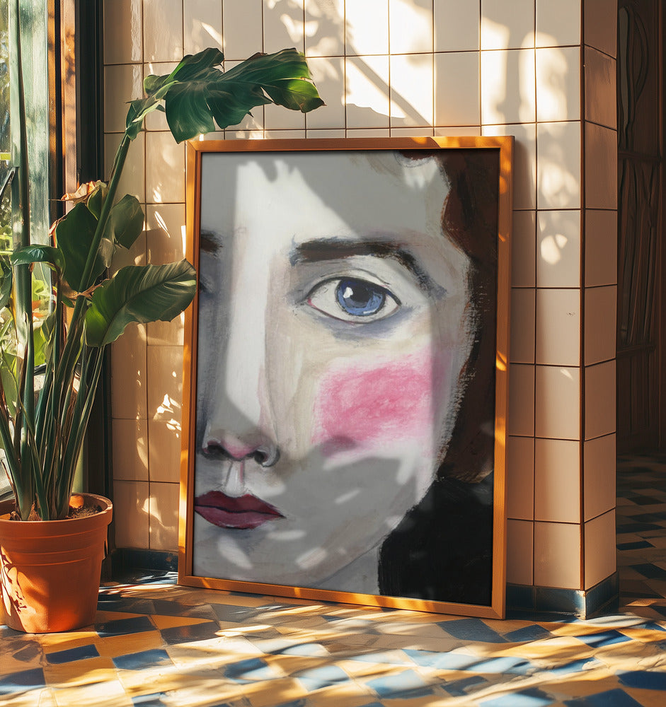 blaue Augen | Poster