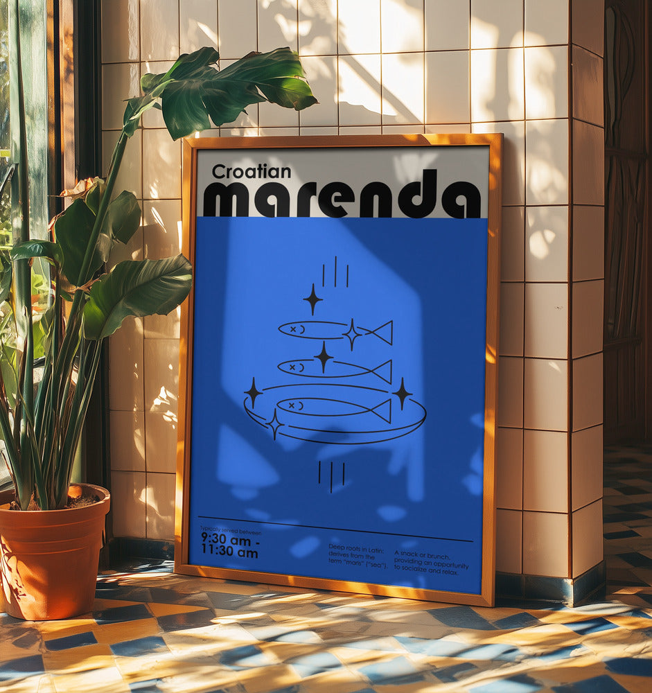 Kroatische Marenda | Poster