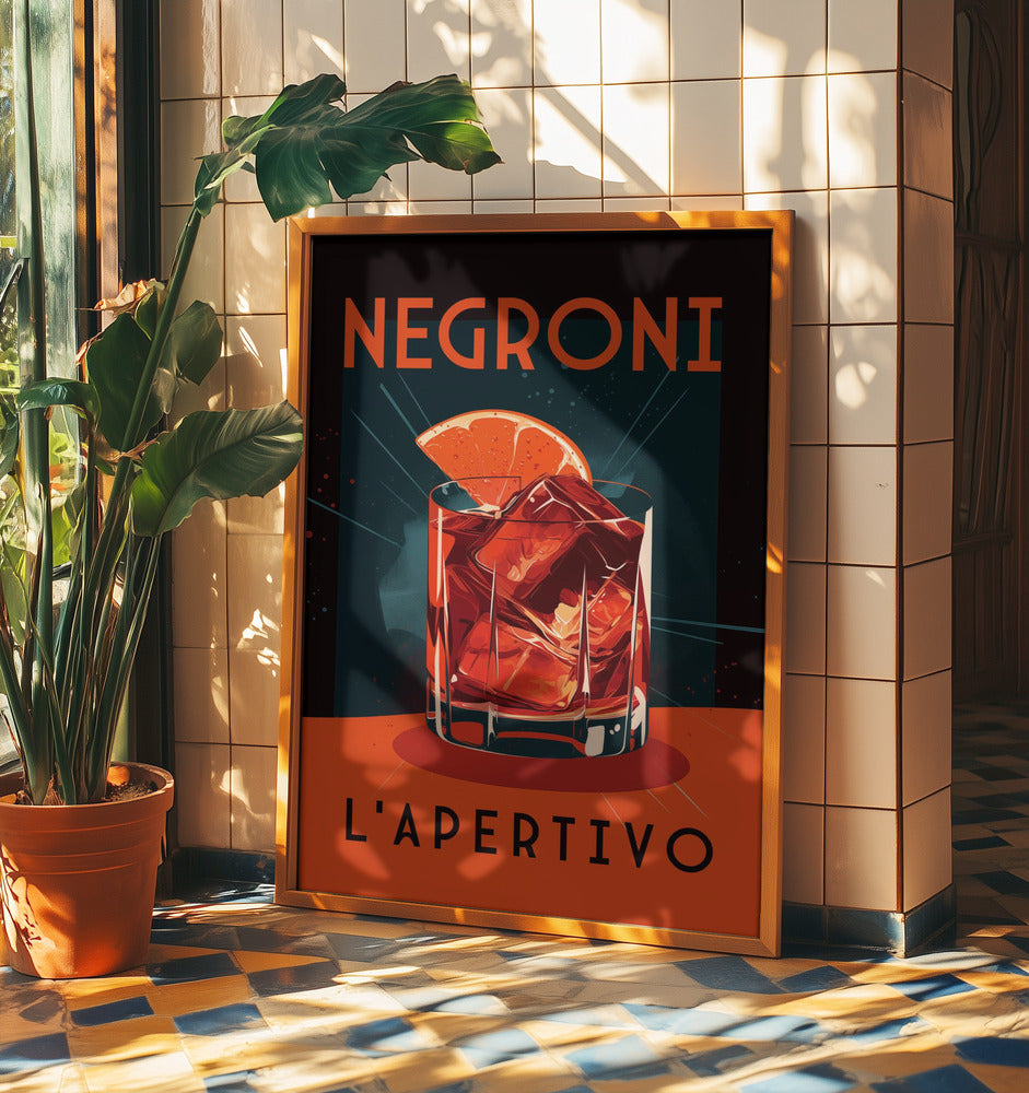 Negroni L&#039; Apertivo | Poster