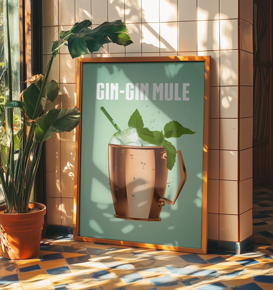 Gin Gin Mule Copper | Poster