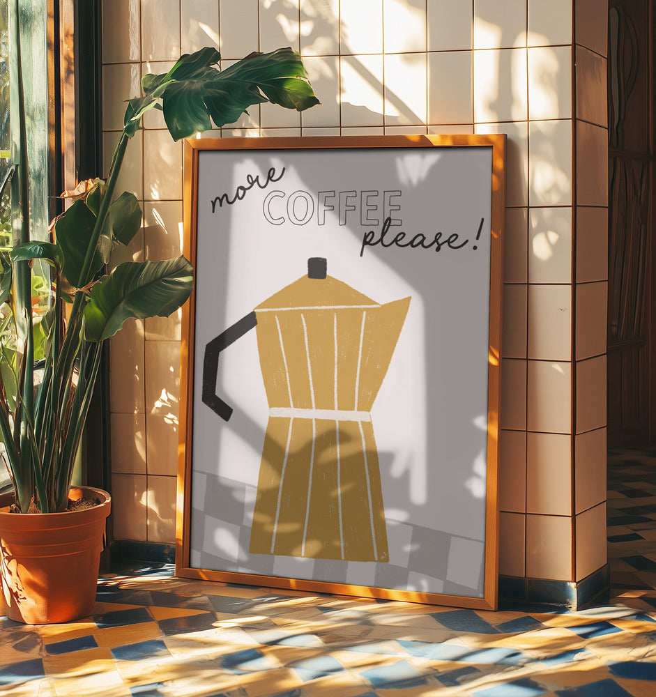 Mehr Kaffee | Poster