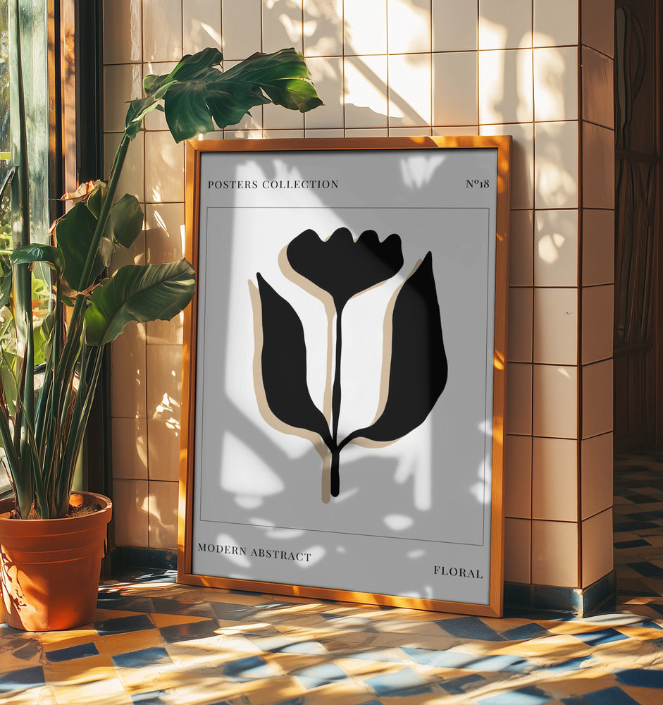 Bold Floral Silhouette | Poster
