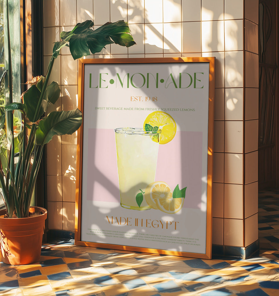 Refreshing Glass of Lemonade | Poster