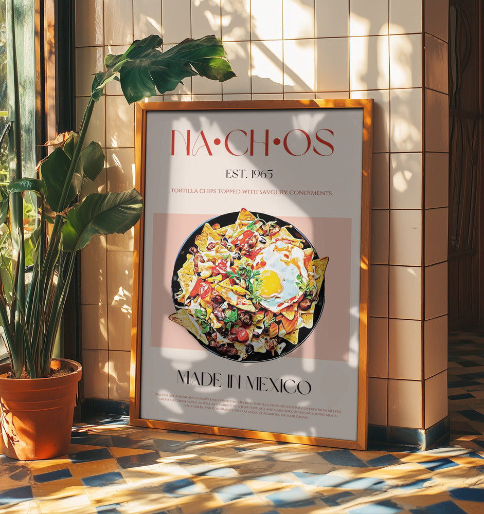 Bunte mexikanische Nachos | Poster