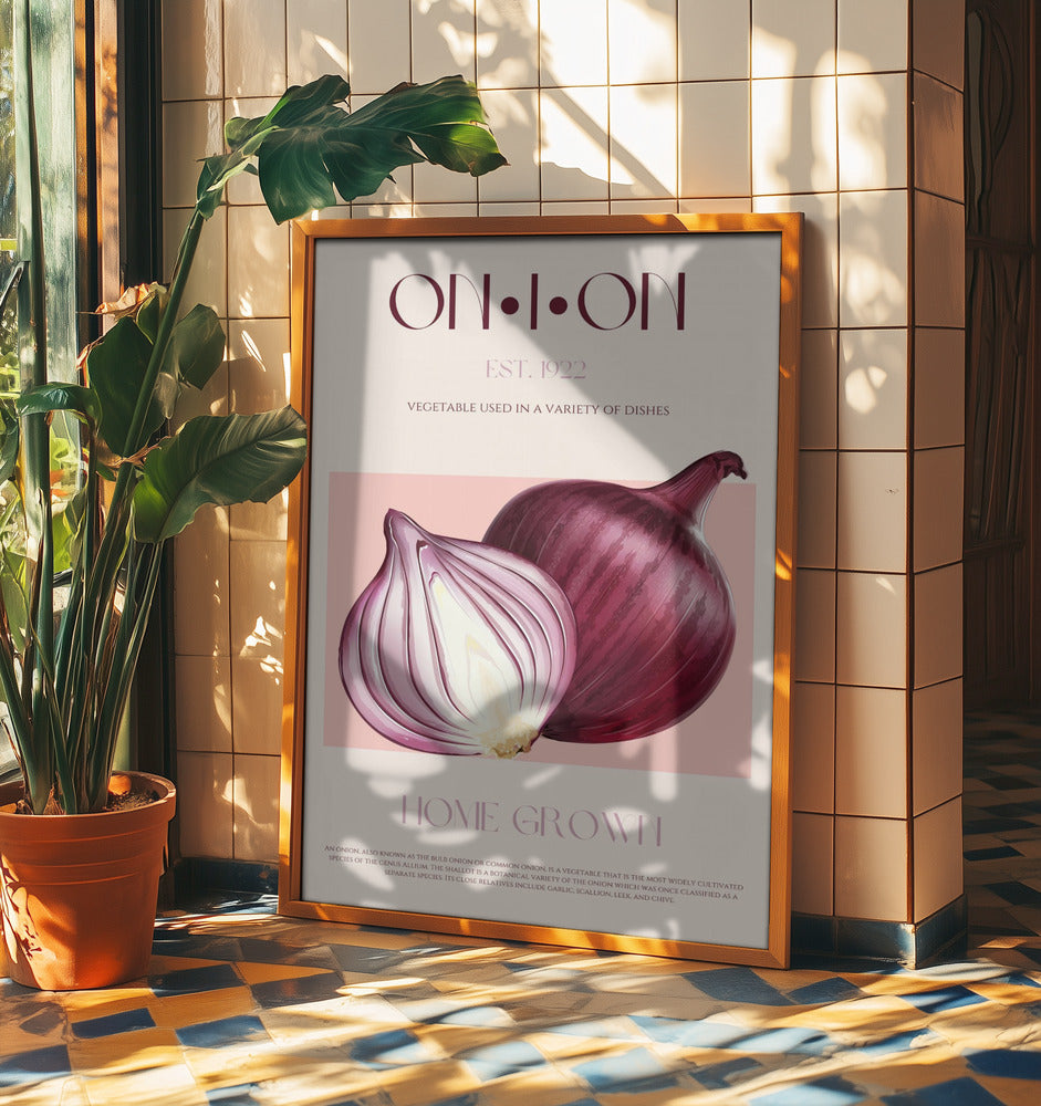 Zwiebel-Eleganz | Poster