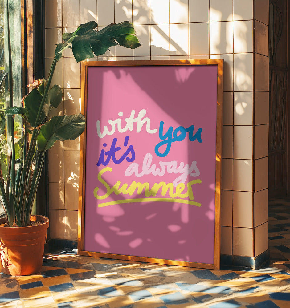 Endlose Sommerstimmung | Poster - Kunstdruck
