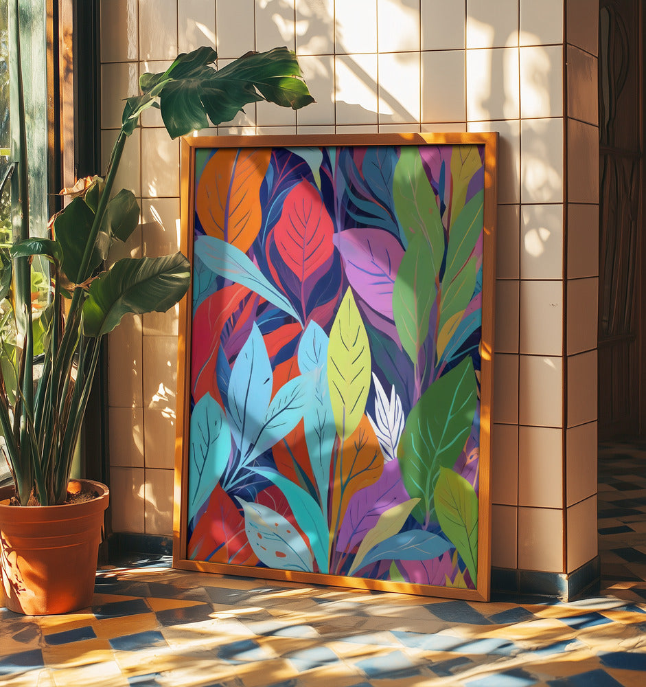Colorful Leaves Forest | Poster