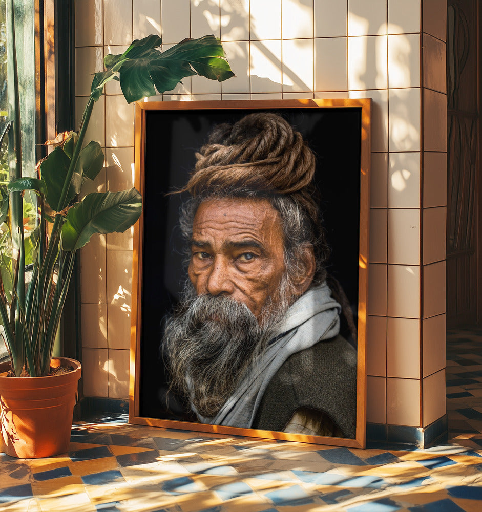 Portrait of a Sadhu... | Poster