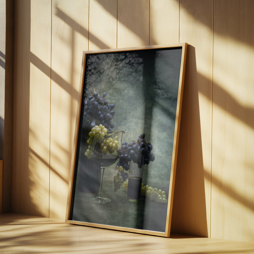 Mit Trauben | Poster - Kunstdruck