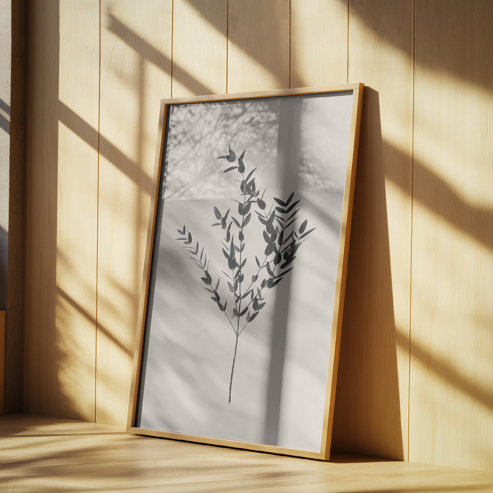 Tintenfarbenes Botanisches | Poster - Kunstdruck