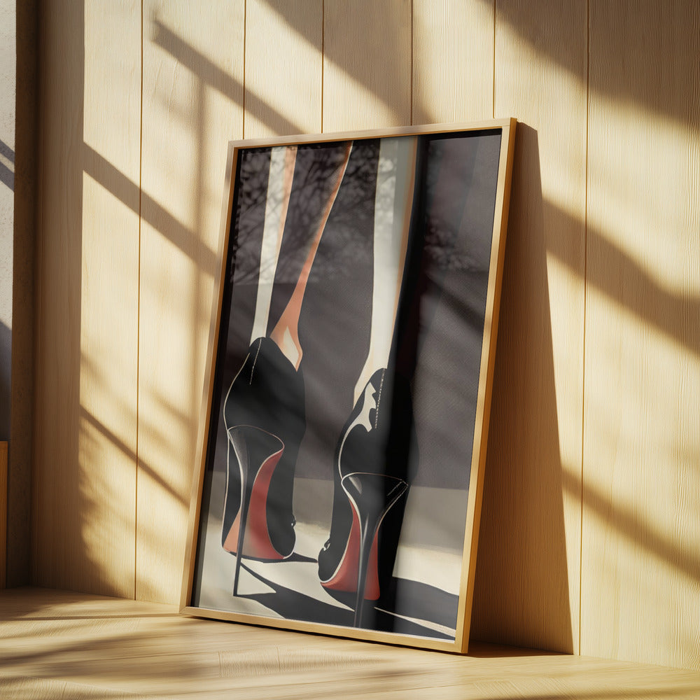 Schlanke Stiletto-Strebe | Poster