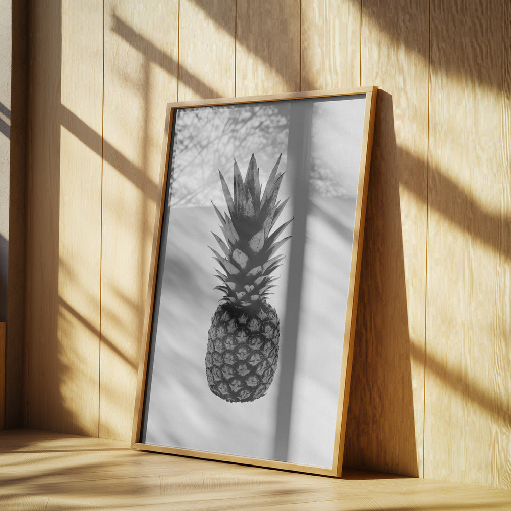 Pineapple Black & White | Poster