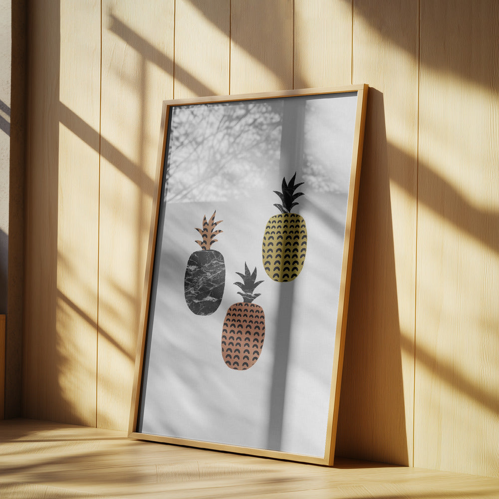 Skandinavische Ananas | Poster - Kunstdruck