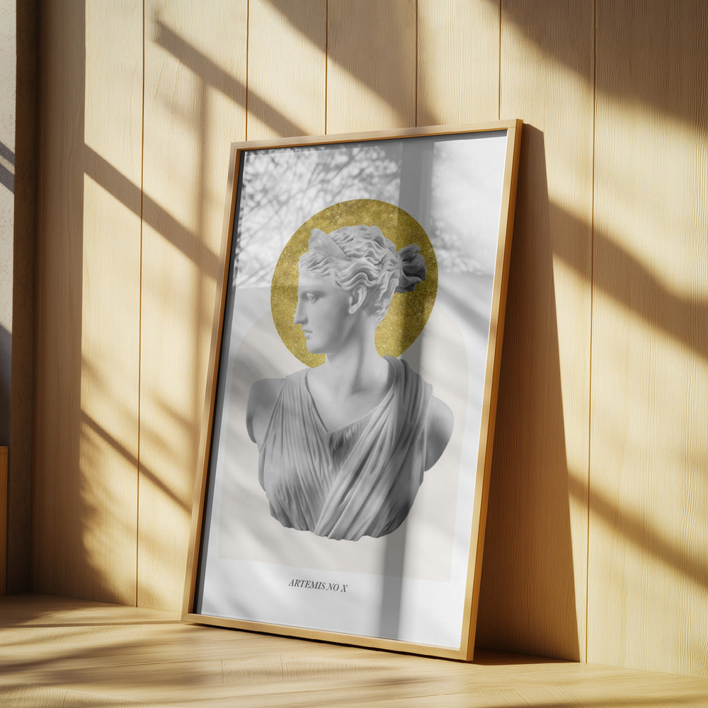 Gold Artemis Goddess | Poster
