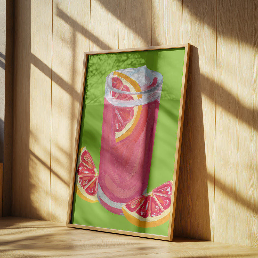 Grapefruit Paloma Pistachio | Poster