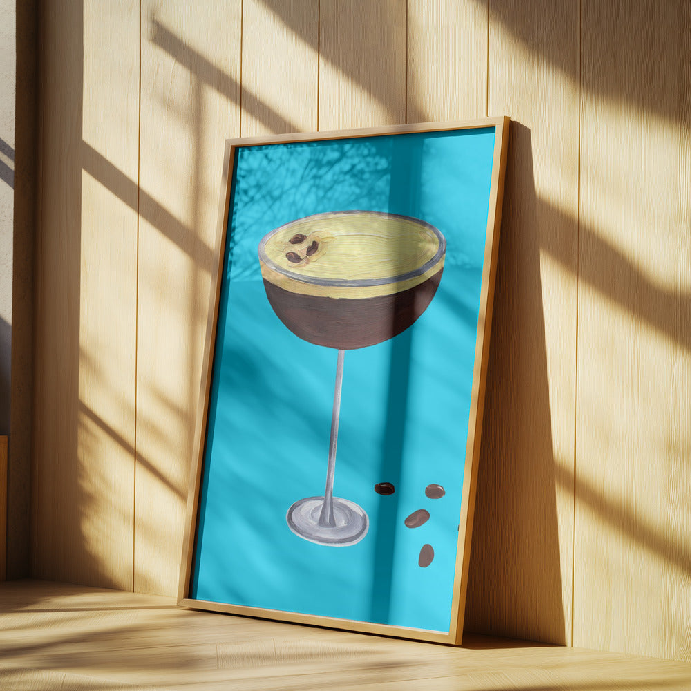 Espresso Martini Sky Blue | Poster