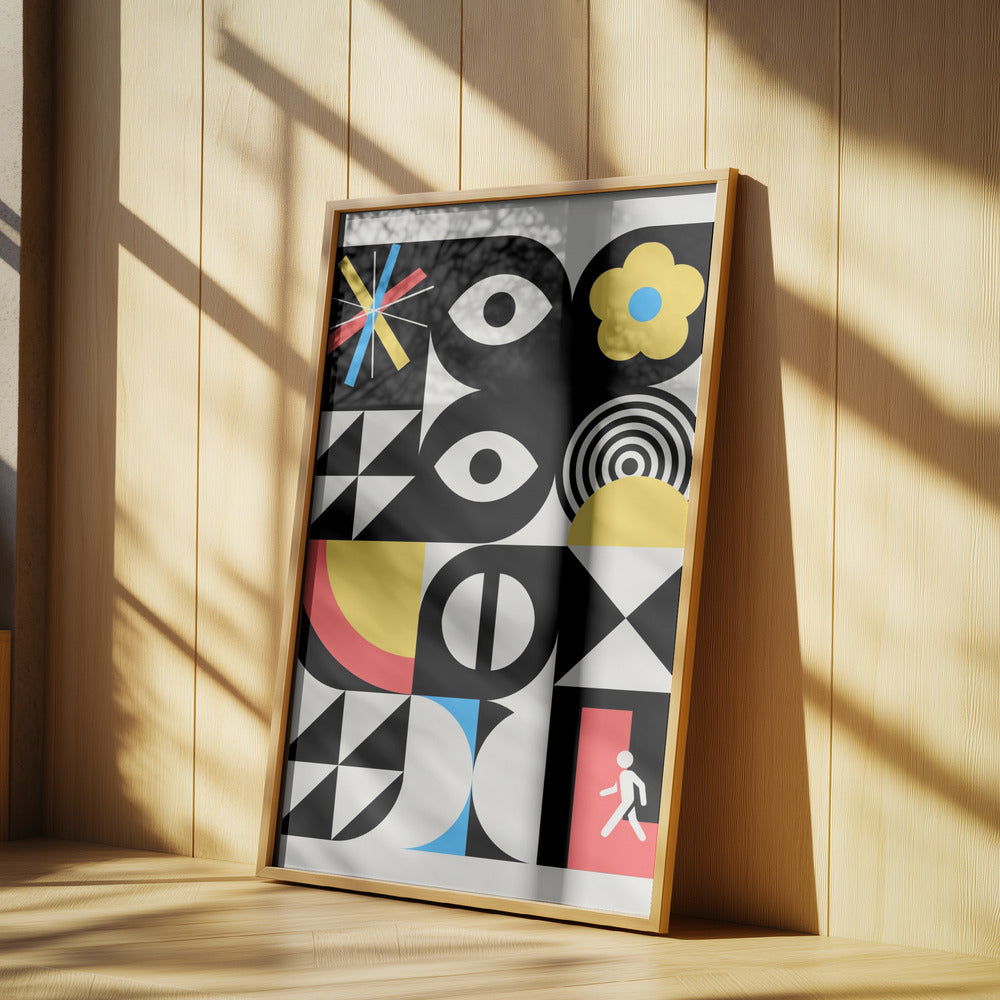 Maximalistisches geometrisches surreales Design | Poster