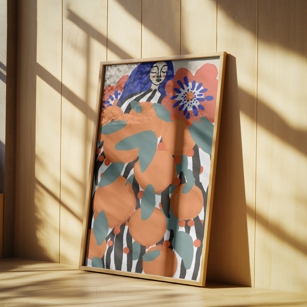 Obstprinzessin | Poster - Kunstdruck