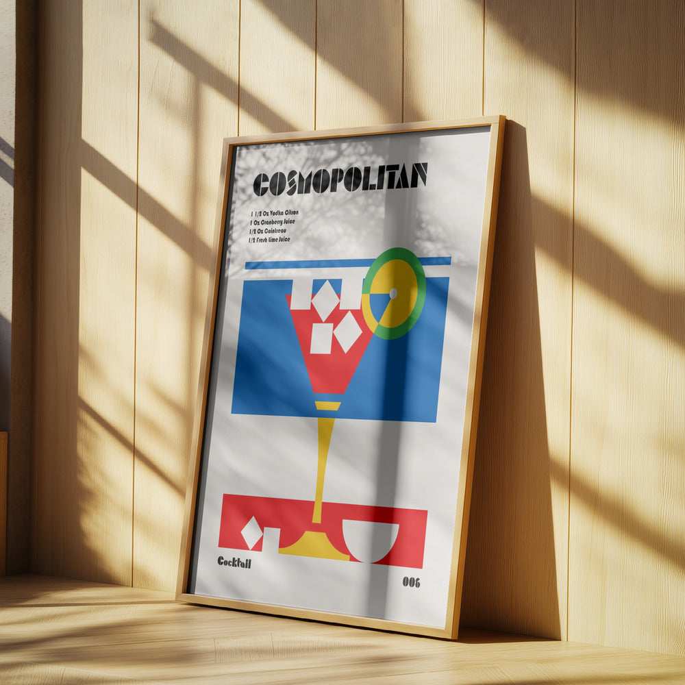 Cosmopolitan Bauhaus Cocktail | Poster